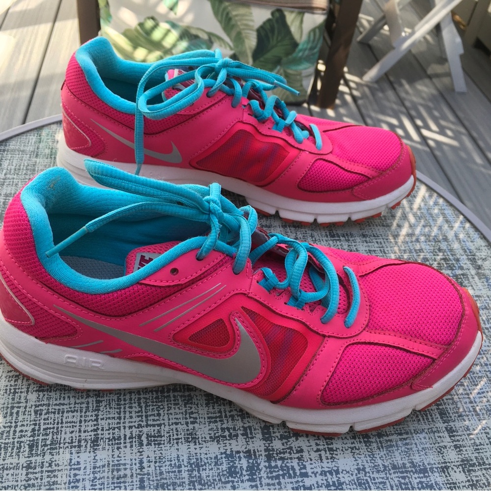 Nike Air Relentless 3 Women's Athletic Running Shoes Size 8.5 Hot Pink Aqua - Picture 3 of 8